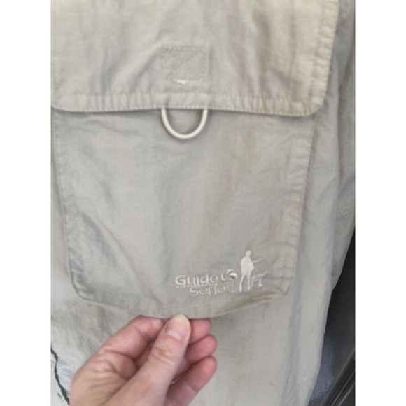 Guide Series Mens Button Down Shirt Size XL Fishing Hunting Outdoor Vented Nylon - Picture 4 of 4